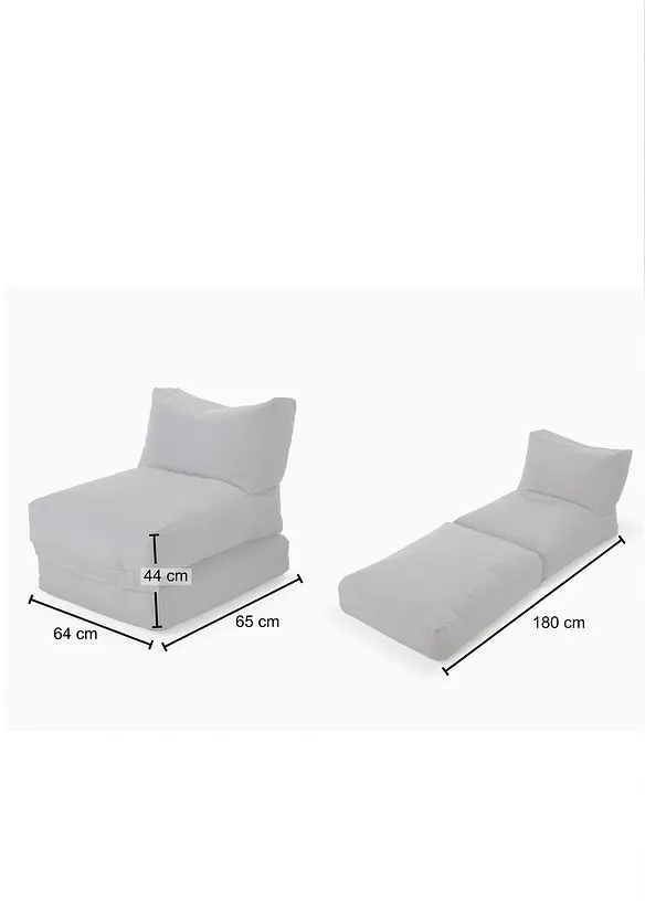 Poltrona a sacco - sdraio da giardino, bonprix