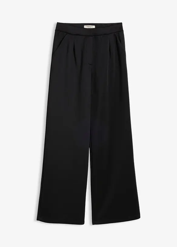 Pantaloni comodi in felpa fluida, bonprix