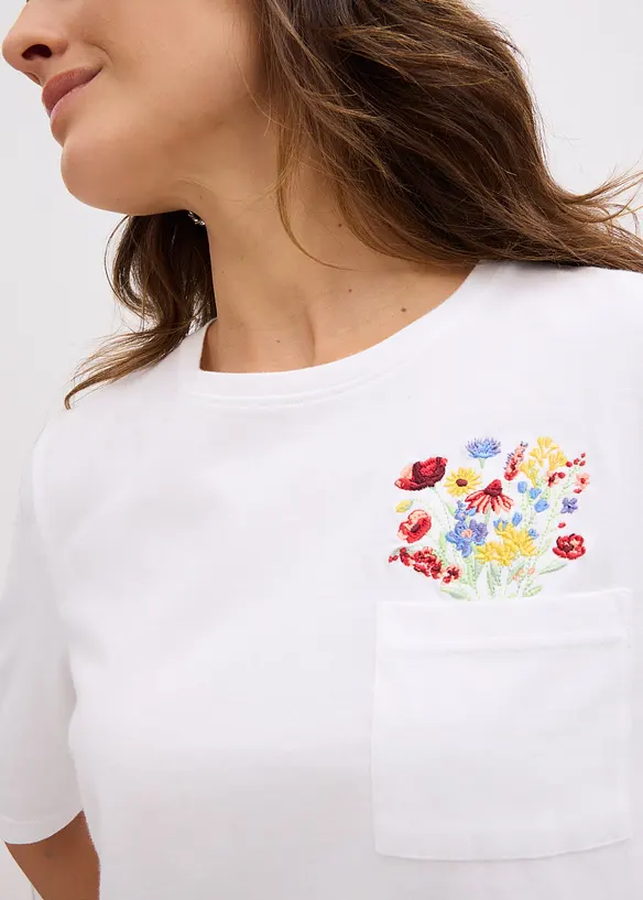 T-shirt in puro cotone biologico, bonprix