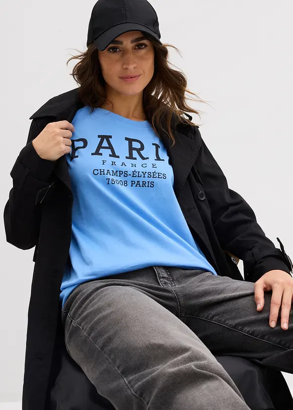 T-shirt in puro cotone biologico, bonprix