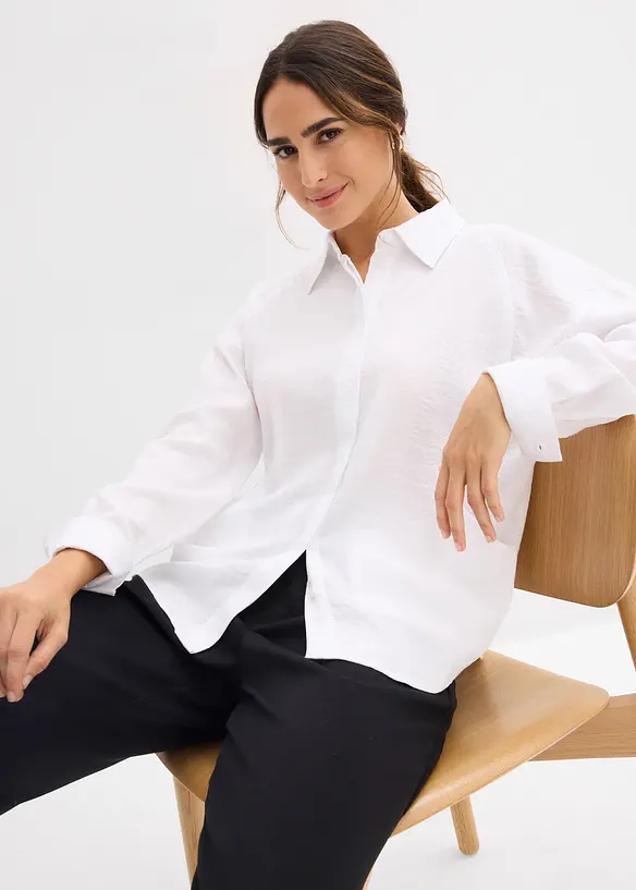 Camicia in misto viscosa, bonprix