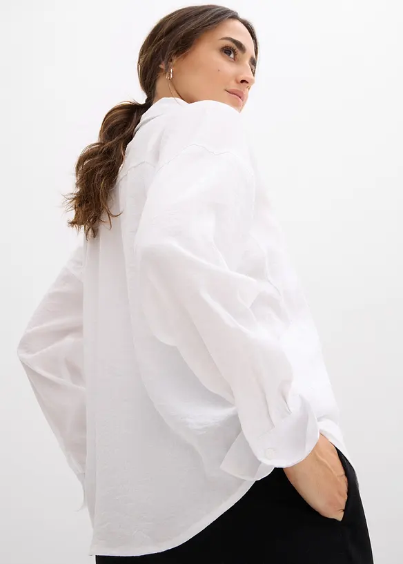 Camicia in misto viscosa, bonprix