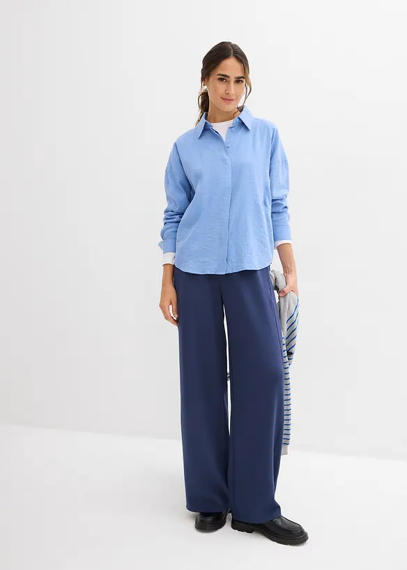 Camicia in misto viscosa con tasche, bonprix