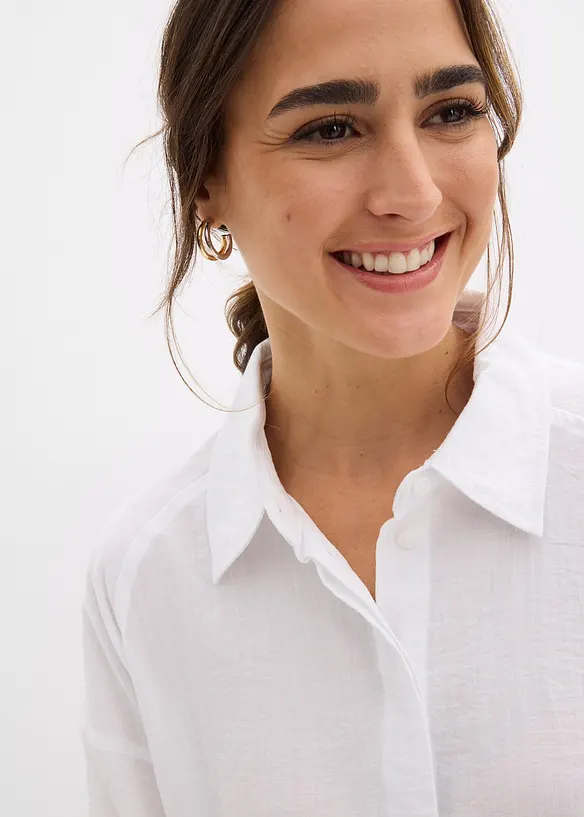 Camicia in misto viscosa, bonprix