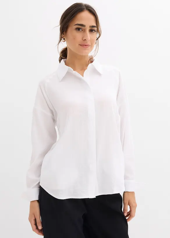 Camicia in misto viscosa, bonprix