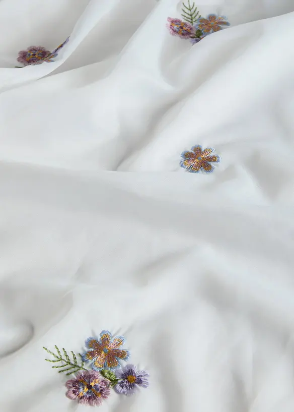 Tenda trasparente ricamata (pacco da 1), bonprix