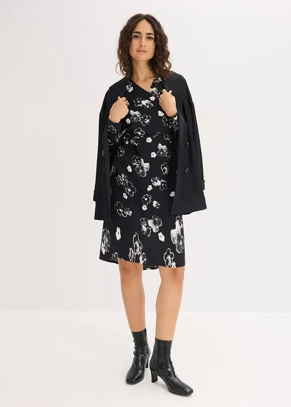 Abito in satin fluente, bonprix