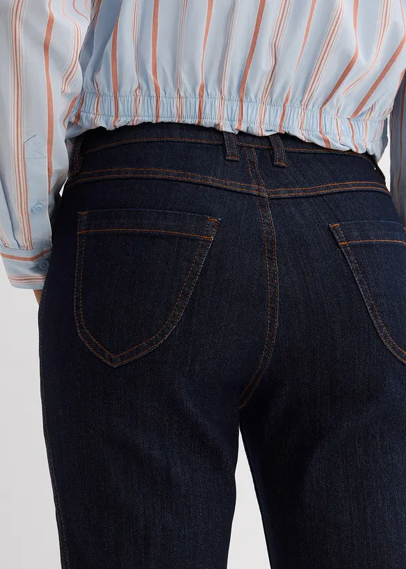 Jeans straight, vita alta, bonprix