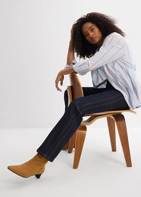 Jeans straight, vita alta, bonprix