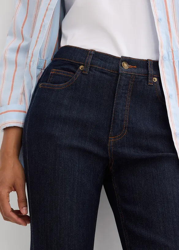 Jeans straight, vita alta, bonprix