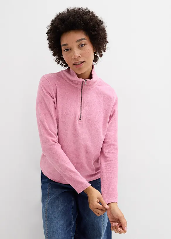 Maglia a maniche lunghe in spugna, bonprix