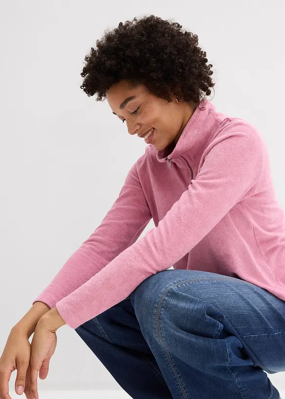 Maglia a maniche lunghe in spugna, bonprix