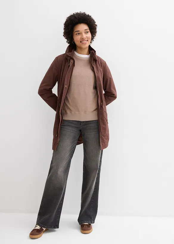 Maglia in spugna a maniche lunghe, bonprix