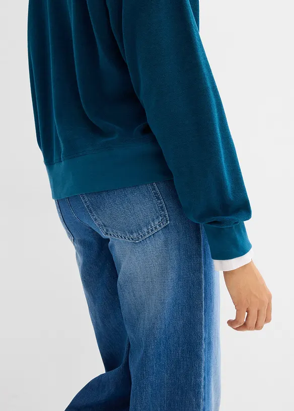 Maglia in spugna a maniche lunghe, bonprix