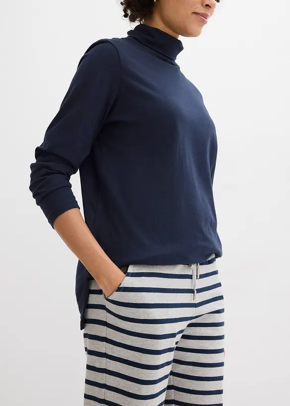 Pantaloni in felpa di puro cotone biologico, bonprix