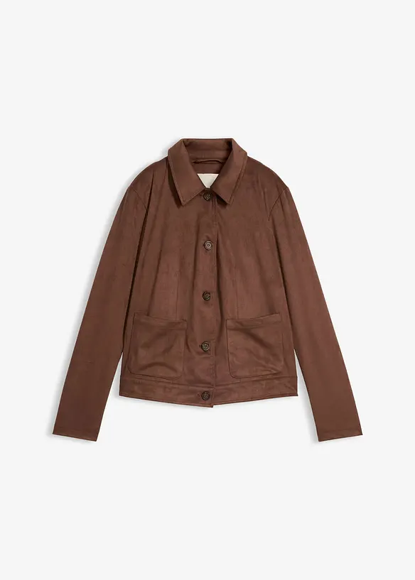 Giacca in similpelle scamosciata, bonprix