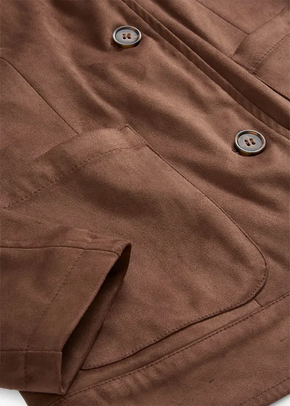 Giacca in similpelle scamosciata, bonprix