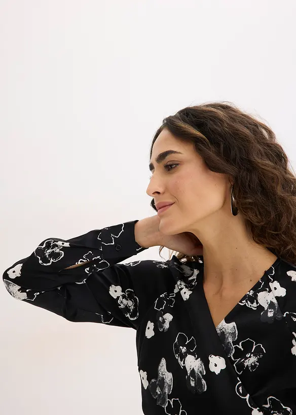 Abito in satin fluente, bonprix