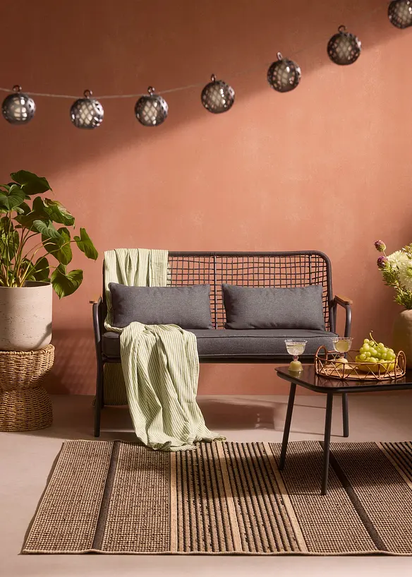 Catena luminosa LED con sfere rivestite in mesh, bonprix