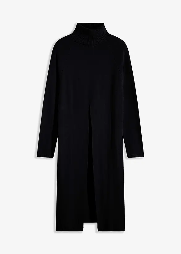 Maglione lungo con spacco, bonprix