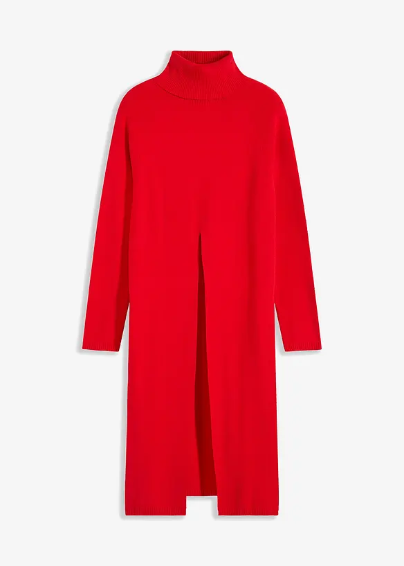 Maglione lungo con spacco, bonprix