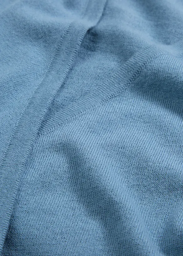 Cardigan incrociato con lana merino, bonprix