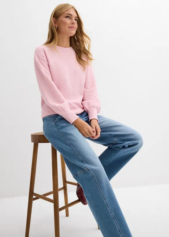 Maglione in misto cotone, bonprix