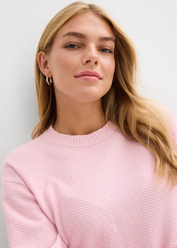 Maglione in misto cotone, bonprix