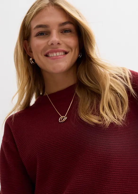 Maglione in misto cotone, bonprix