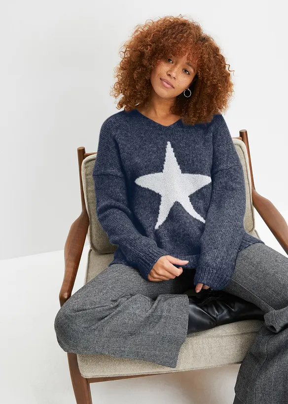 Maglione con stella, bonprix