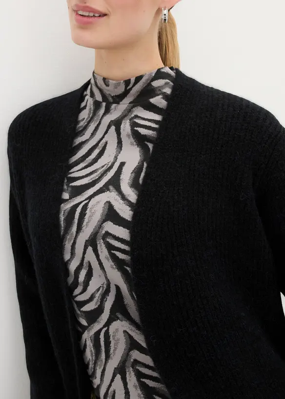 Maxi cardigan con fibra di alpaca, bonprix