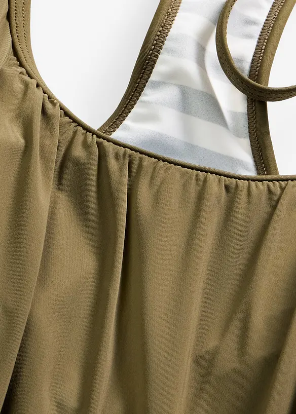 Tankini lungo effetto a strati (set 2 pezzi), bonprix