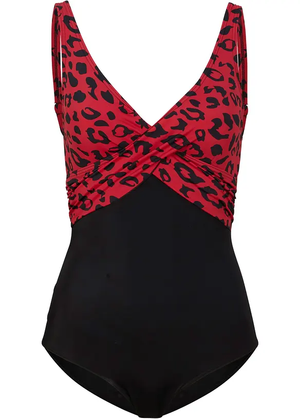 Costume intero con effetto incrociato, bonprix