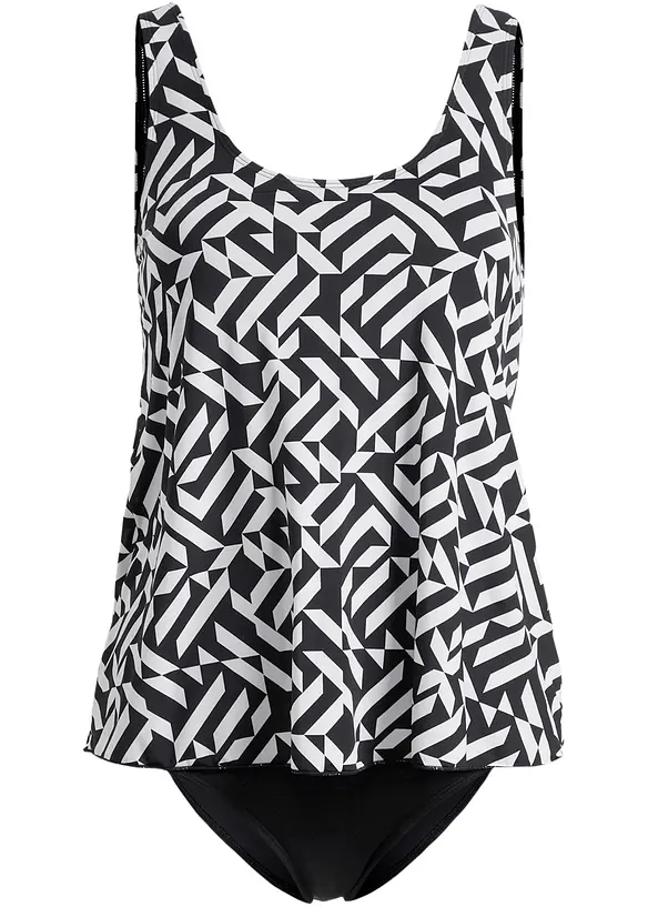 Costume intero stile tankini, bonprix