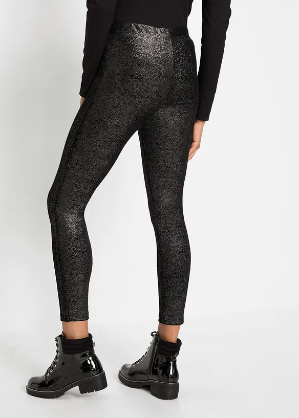 Leggings in velluto glitterato, bonprix