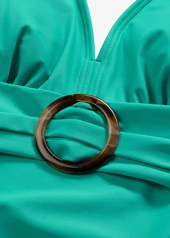 Costume intero con scollatura a V ed effetto modellante leggero, bonprix