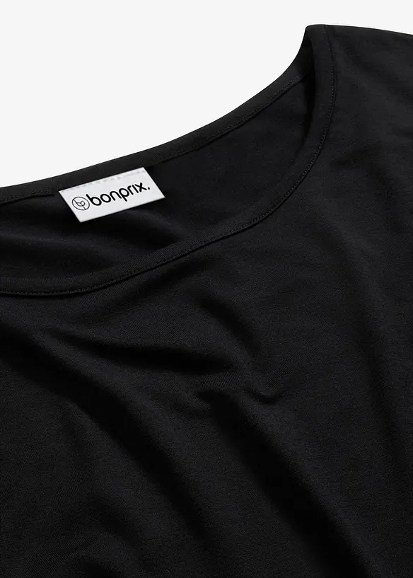 Maglia boxy in misto viscosa morbido, bonprix