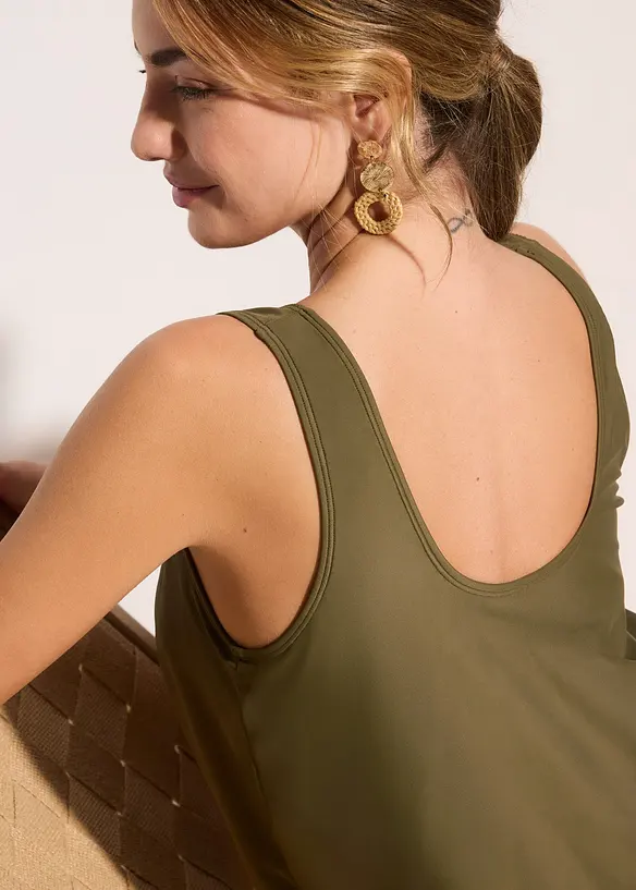 Top per tankini oversize a palloncino, bonprix