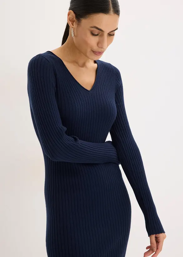 Abito in maglia e gilet (set 2 pezzi), bonprix