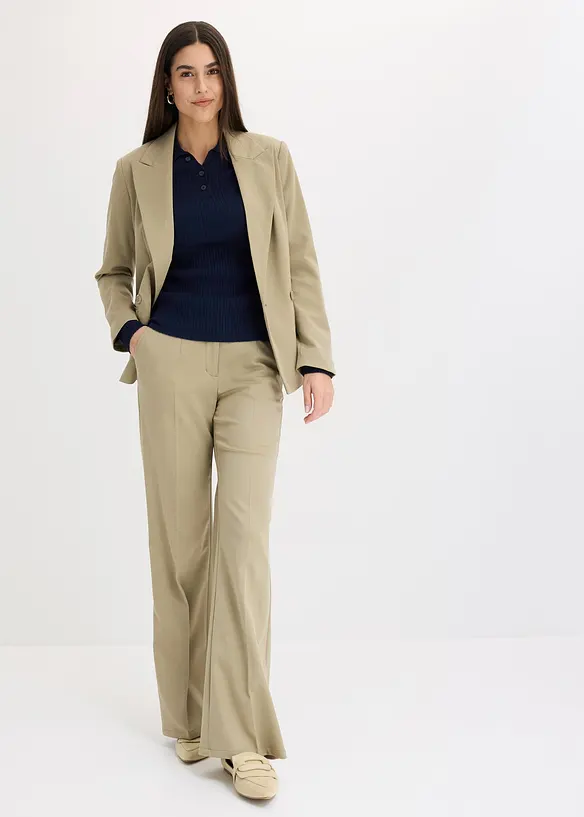 Maglione in filato fine con bottoni, bonprix