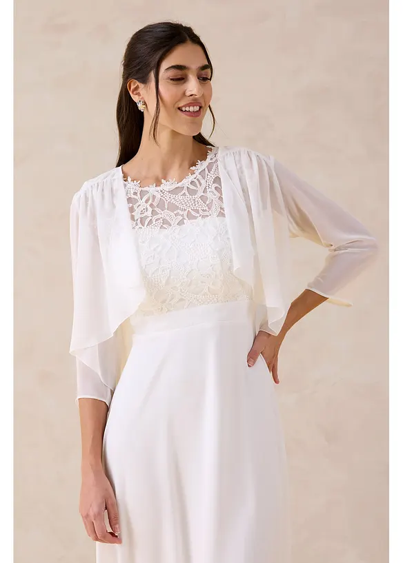 Bolero in fine chiffon, bonprix