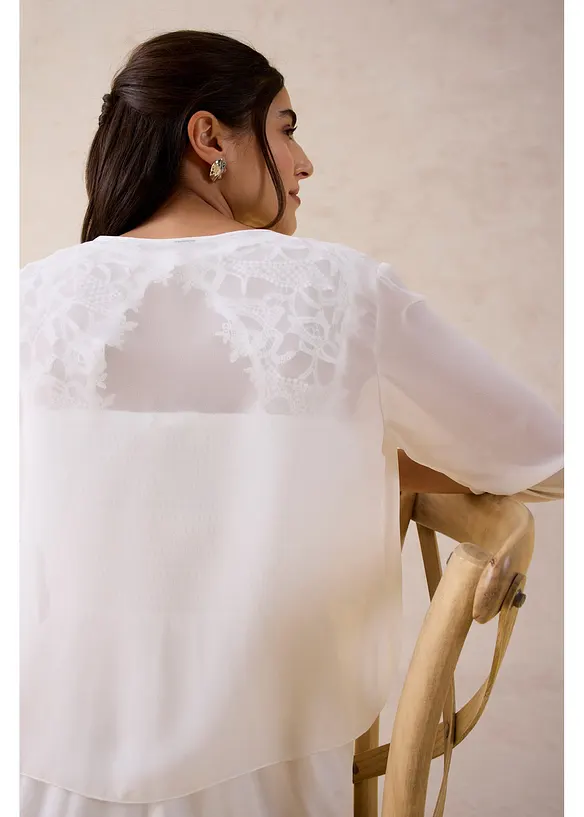 Bolero in fine chiffon, bonprix