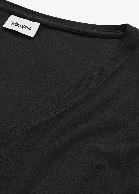 Maglia lunga in misto viscosa, bonprix