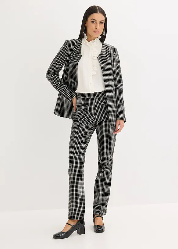 Pantaloni in bengalina con elastico in vita, bonprix