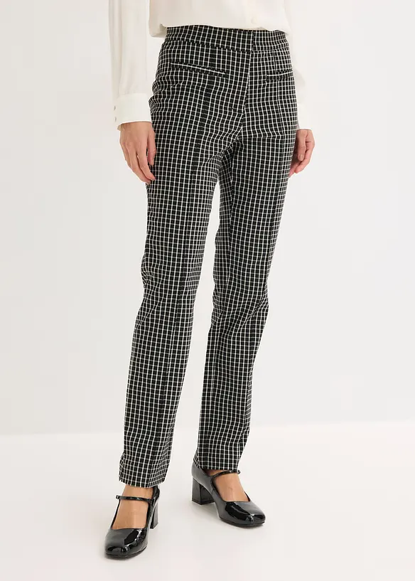 Pantaloni in bengalina con elastico in vita, bonprix