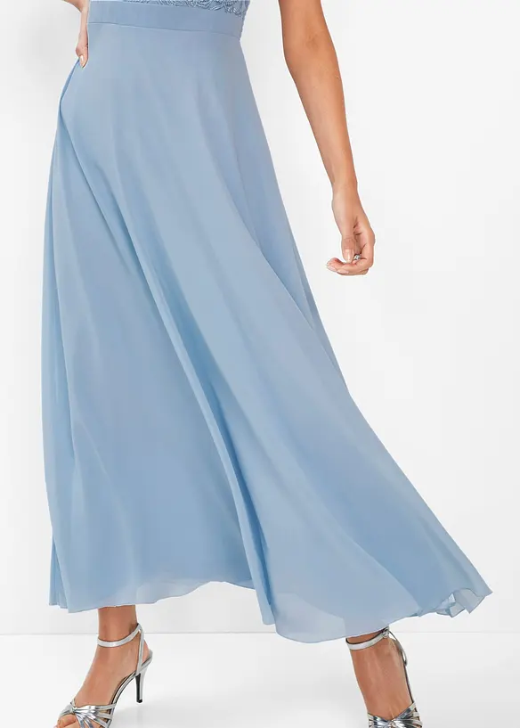 Abito lungo con pizzo, bonprix