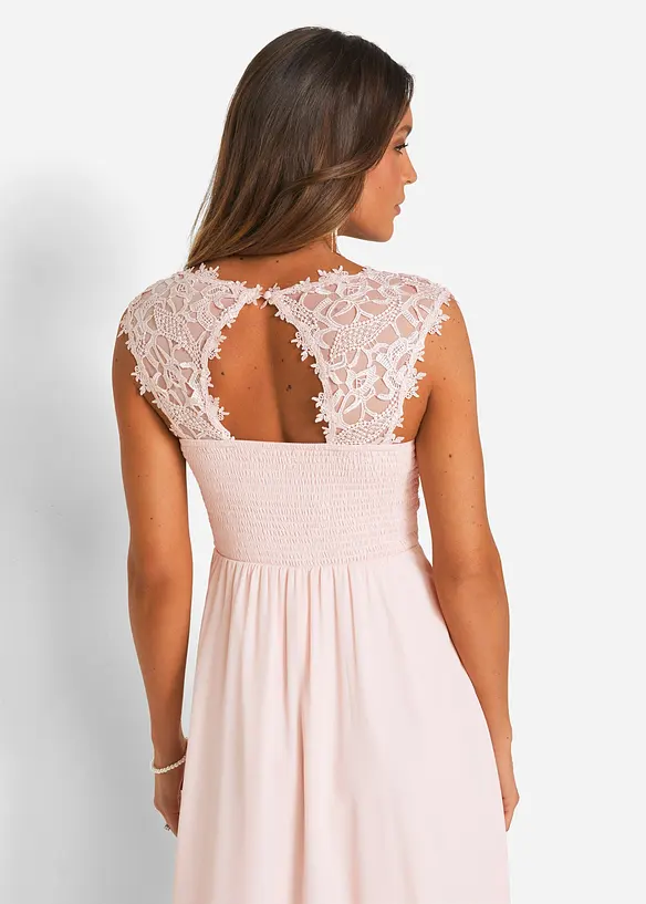 Abito lungo con pizzo, bonprix