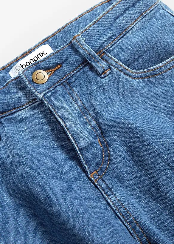 Jeans skinny elasticizzati, vita media, bonprix