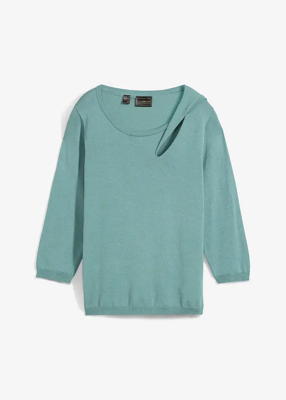 Maglione in filato fine misto viscosa, bonprix
