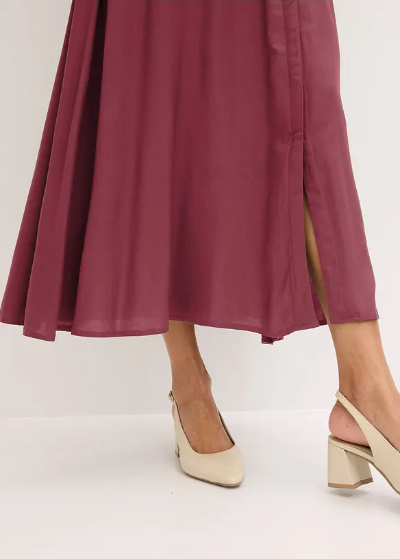 Abito chemisier in viscosa fluida, bonprix